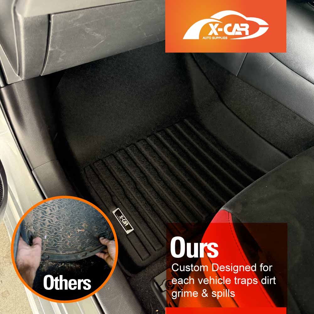 3D Floor Mats for Toyota Corolla Sedan 2019-2025 All-Weather Car Liners