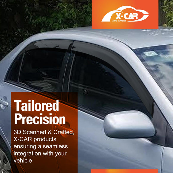 Weathershields for Toyota Corolla Sedan 2007-2013 Car Weather Shields Wind Deflectors Sun Visors