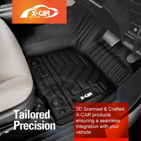 3D Floor Mats for Toyota Fortuner 2015-Onwards All-Weather Liners