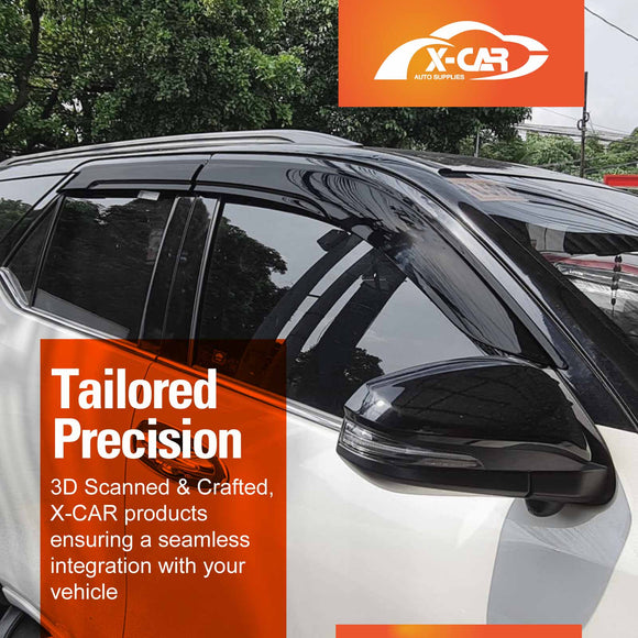Weathershields for Toyota Fortuner 2015-Onwards Car Weather Shields Wind Deflectors Sun Visors