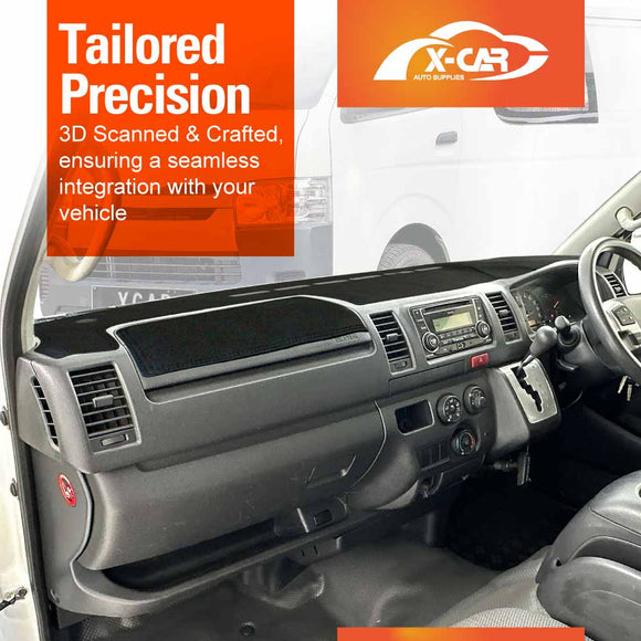 Dash Mat for Toyota Hiace LWB Van 2005-2018 Non-Slip Dashboard Pad Cover