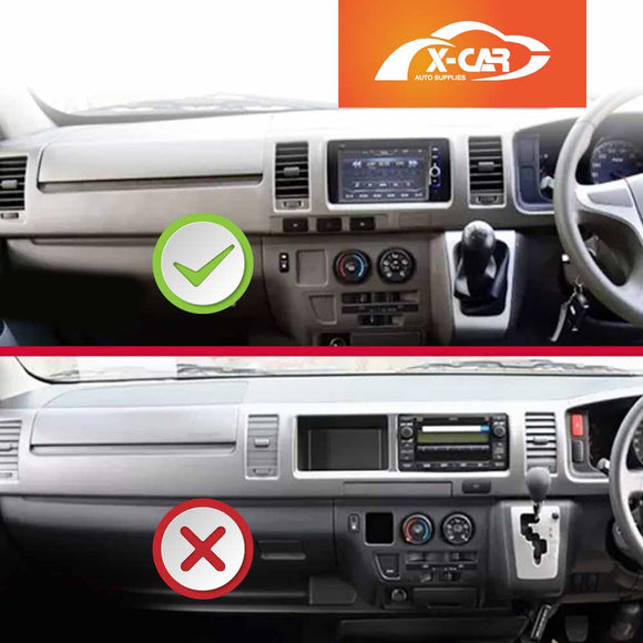 Dash Mat for Toyota Hiace LWB Van 2005-2018 Non-Slip Dashboard Pad Cover