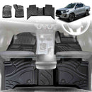 3D Floor Mats for Toyota Hilux Dual Cab Auto 2016-2025 All-Weather Car Liners-1