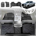 3D Floor Mats for Toyota Hilux Dual Cab Auto 2016-2025 All-Weather Car Liners