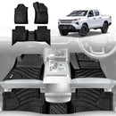 3D Floor Mats for Toyota NEW Hilux Dual Cab Auto 2025-Onwards All-Weather Car Liners-1