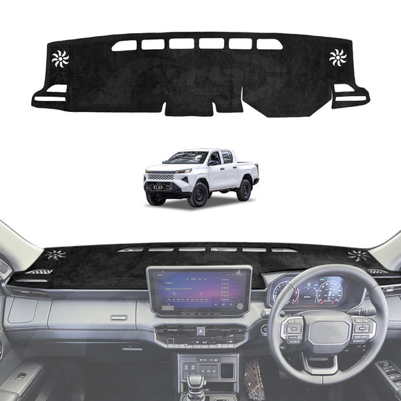 Dash Mat for Toyota Hilux Dual Cab 2025-Onwards Non-Slip Microfiber Pad Cover Interior Accessories