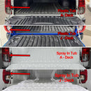 Tub Liner for Toyota Hilux Dual Cab 2016-2025 Heavy Duty Cargo Trunk Mat Luggage Tray-2