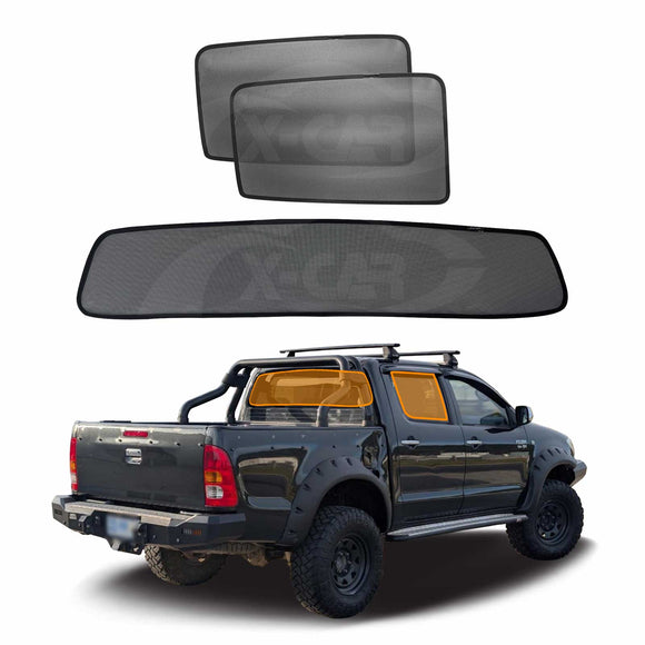 Window Sun Shade for Toyota Hilux Dual Cab 2005-2015