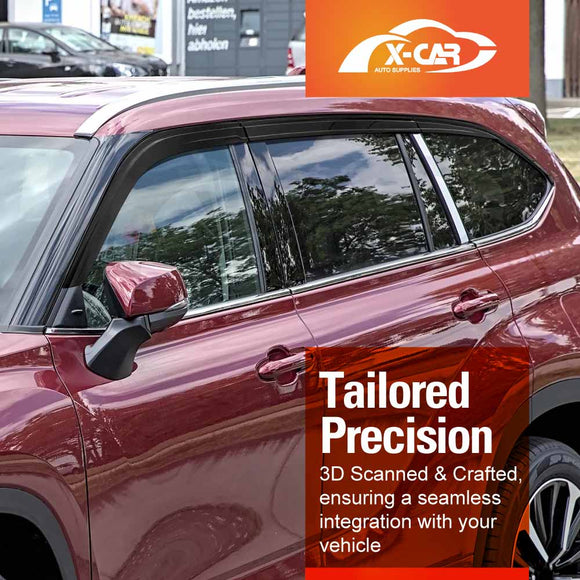 Weathershields for Toyota Kluger 2021-Onwards Car Weather Shields