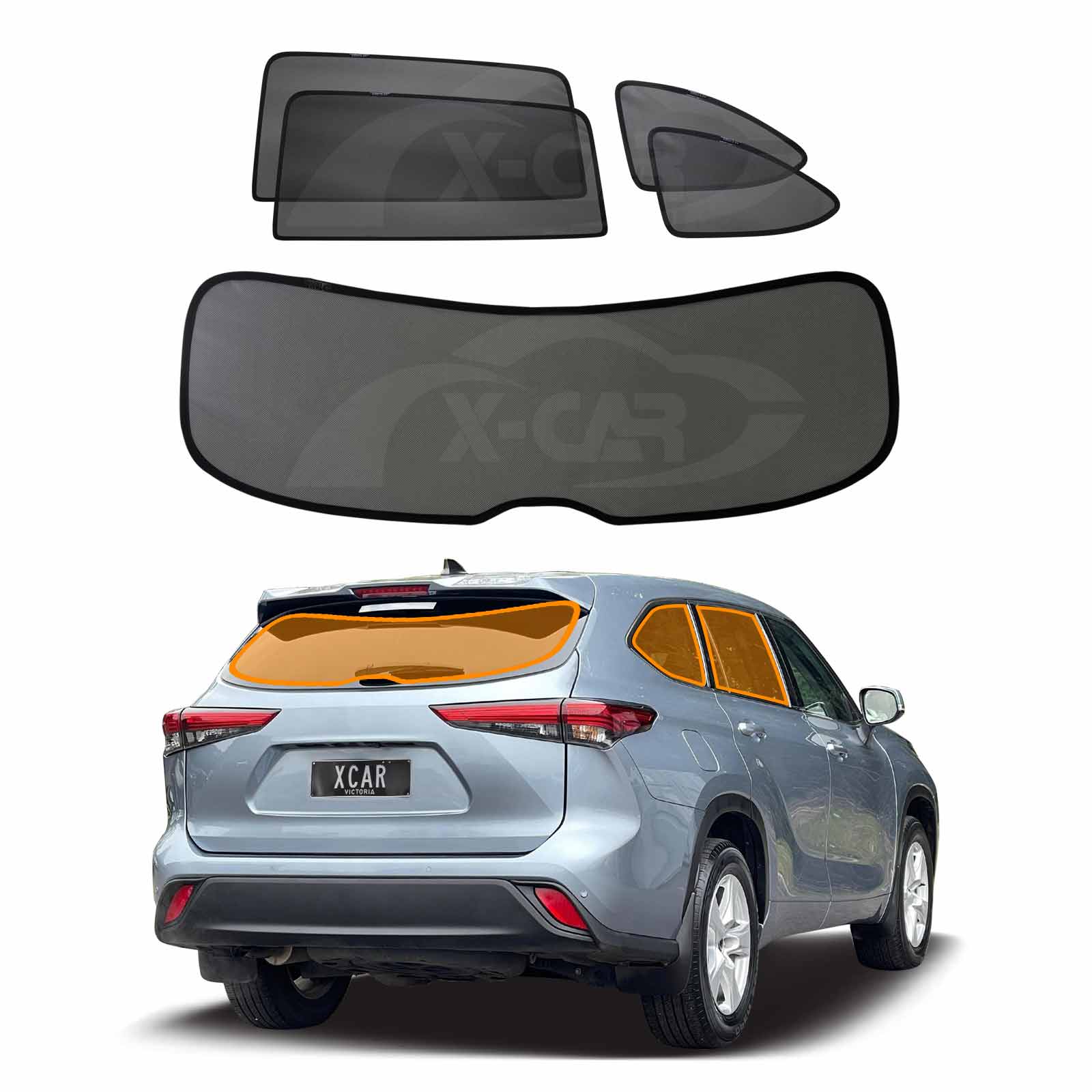 Window Sun Shade for TOYOTA KLUGER 2021-Onwards