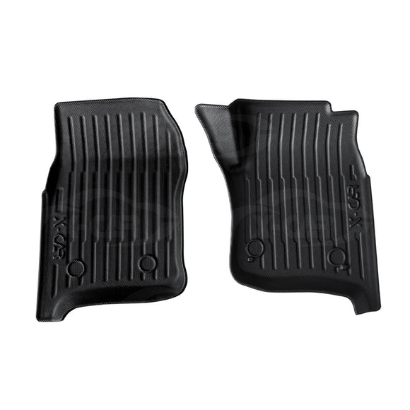 3D Front Floor Mats for Toyota Land Cruiser 78 Series Troopcarrier 2012-Onwards All-Weather Car Liners