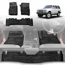 3D Floor Mats for Toyota Landcruiser 80 Series 1991-1998 All-Weather Car Liners-1