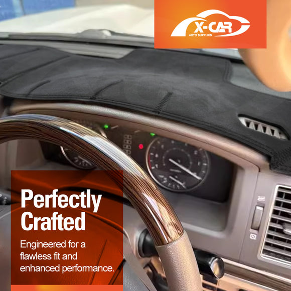 Dash Mat for Toyota LandCruiser 200 LC200 Series 2007-2021 Non-Slip Microfiber Pad Cover