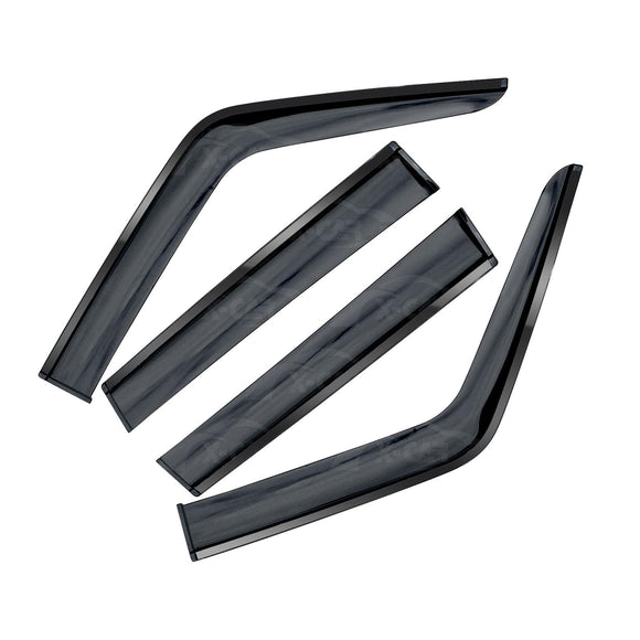 WeatherShields for Toyota LandCruiser 70/76/78/79 Series 2007-Onwards Car Weather Shields Wind Deflectors Sun Visors