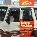 WeatherShields for Toyota LandCruiser 70/76/78/79 Series 2007-2025 Car Weather Shields Wind Deflectors Sun Visors-7