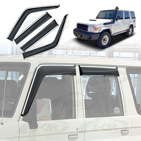 WeatherShields for Toyota LandCruiser 70/76/78/79 Series 2007-2025 Car Weather Shields Wind Deflectors Sun Visors