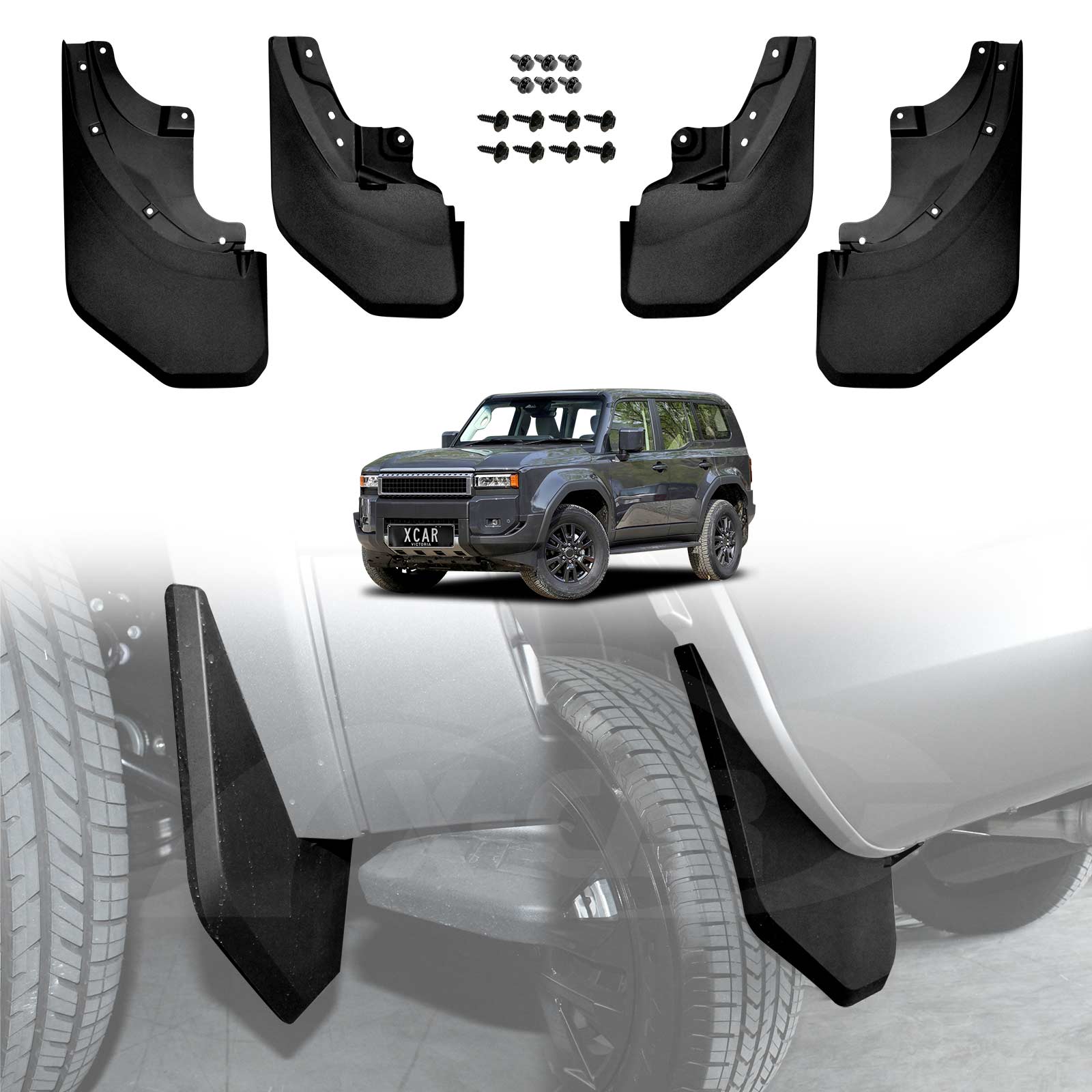 Mud Flaps for Toyota Prado 250 Series 2024-2025 Mudguard Accessories ...