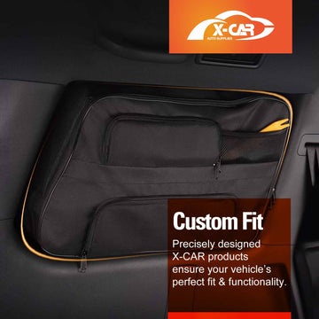 Rear Window Hanging Storage Bags for Toyota Prado 250 Series 2024-Onwards Car Trunk Boot Side Organizer - 0