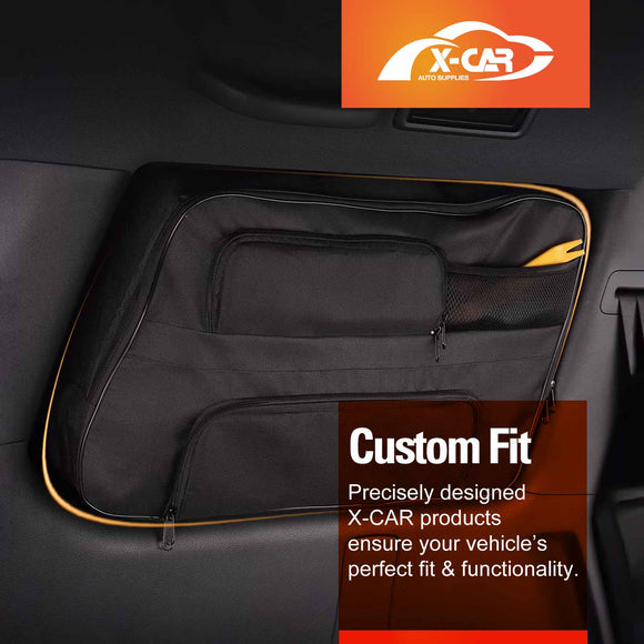 Port Window Hanging Storage Bags for Toyota Prado 250 Series 2024-Onwards Car Trunk Boot Side Organizer Car Accessories Set of 2