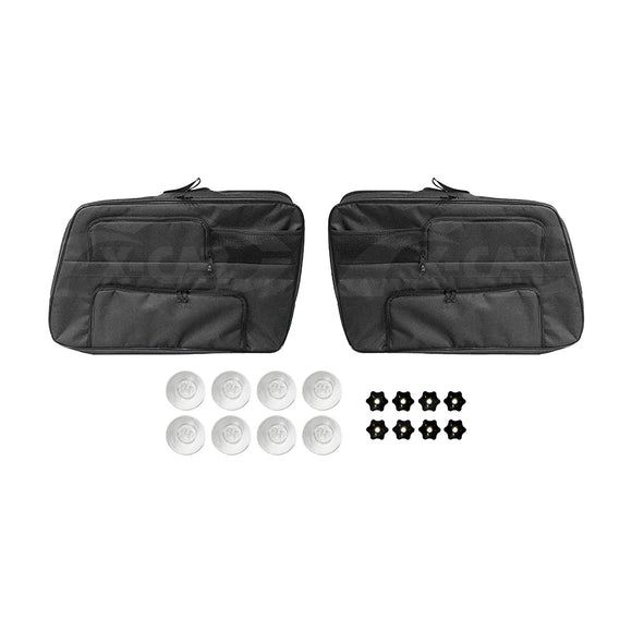 Port Window Hanging Storage Bags for Toyota Prado 250 Series 2024-Onwards Car Trunk Boot Side Organizer Car Accessories Set of 2