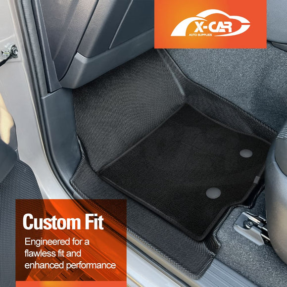 3D Floor Mats for Toyota Prado 250 Series 7-Seater 2024-Onwards All-Weather Car Liners