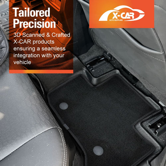 3D Floor Mats for Toyota Prado 250 Series 7-Seater 2024-Onwards All-Weather Car Liners