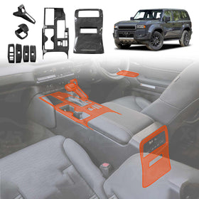 Gear Shift / Window Control Panel Trim for Toyota Prado 250 Series 2024-Onwards