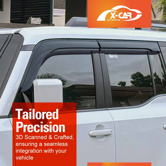 Weathershields for Toyota Prado 250 Series 2024-2025  Car Weather Shields