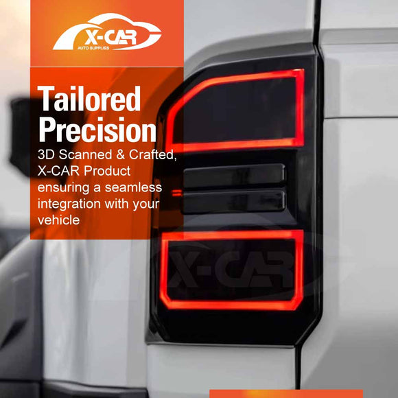 Tail Light Cover Trim for Toyota Prado 250 Series 2024-Onwards Rear Lamp Frame Guard