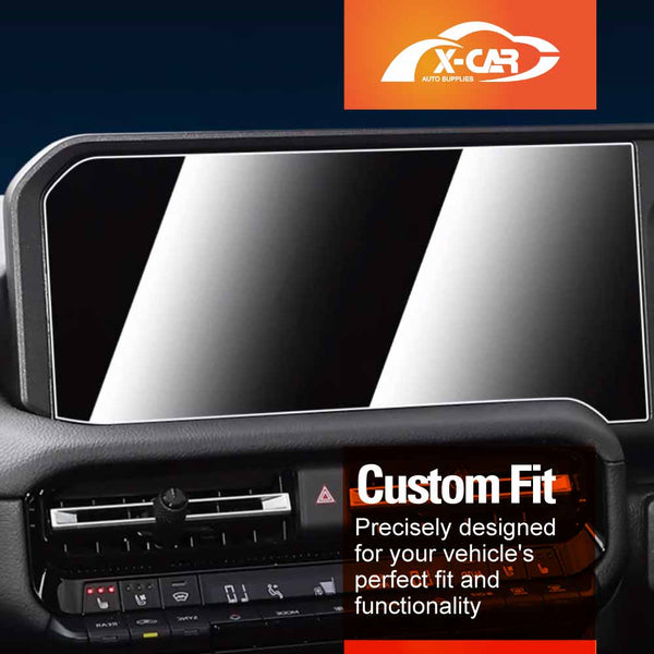 Tempered Glass Dash Screen Protector for Toyota Prado 250 Series 2024-2025 Touchscreen Cover