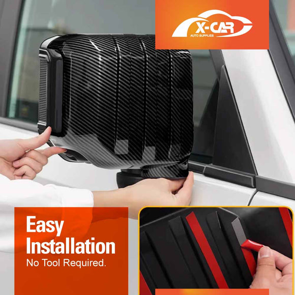 Rear View Mirror Trim Cover for Toyota Prado 250 Series 2024-Onwards Exterior Accessories