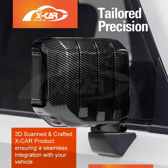 Rear View Mirror Trim Cover for Toyota Prado 250 Series 2024-Onwards Exterior Accessories