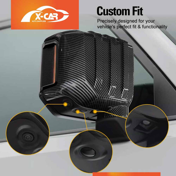 Rear View Mirror Trim Cover for Toyota Prado 250 Series 2024-Onwards Exterior Accessories