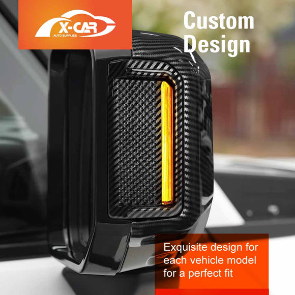 Rear View Mirror Trim Cover for Toyota Prado 250 Series 2024-Onwards Exterior Accessories