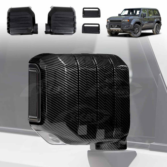 Rear View Mirror Trim Cover for Toyota Prado 250 Series 2024-Onwards Exterior Accessories