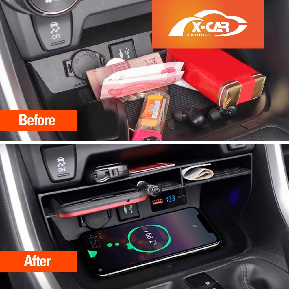 Armrest Organizer Tray for Toyota RAV4 2019-Onwards Storage Box