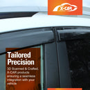 Weathershields for Toyota Rav4 Rav 4 2013-2018 Car Weather Shields Wind Deflectors Sun Visors-3