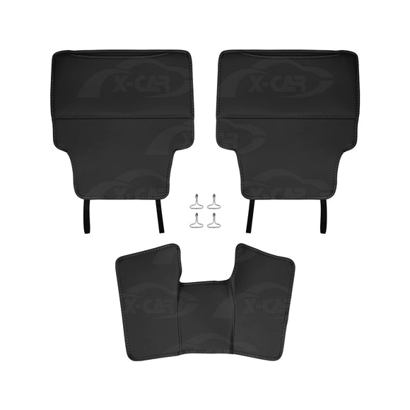 Car Front Seat Back Protectors for Toyota RAV4 6th Gen XA60 2026-Onwards Anti-Kick Mats PU Leather Cover Set of 2