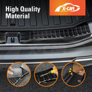 Rear Bumper Guard Trims for Toyota RAV4 6th Gen 2026-Onwards Black Boot Trunk Step Panel Protector Plate-4