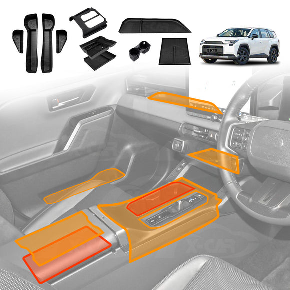 Centre Console Organizer for Toyota RAV4 6th Gen 2026-Onwards Armrest Storage Box Cup Holder Car Interior Accessories