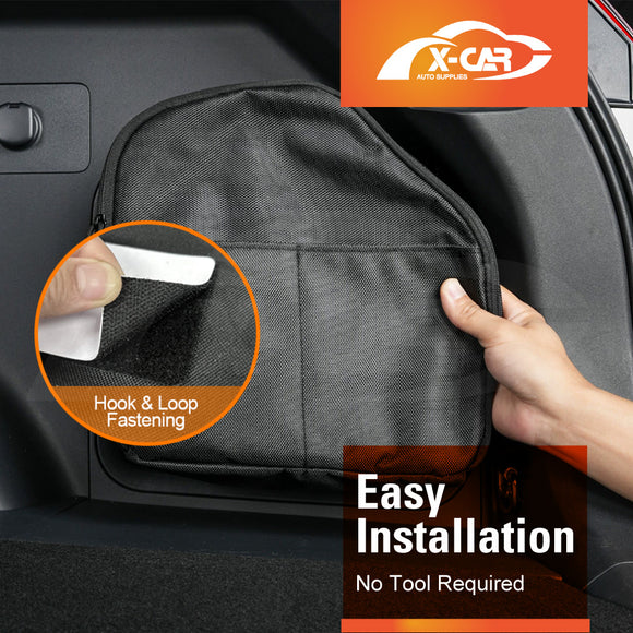 Boot Side Pocket Storage Bag for Toyota RAV4 6th Gen XA60 2026-Onwards Rear Cargo Trunk Organiser