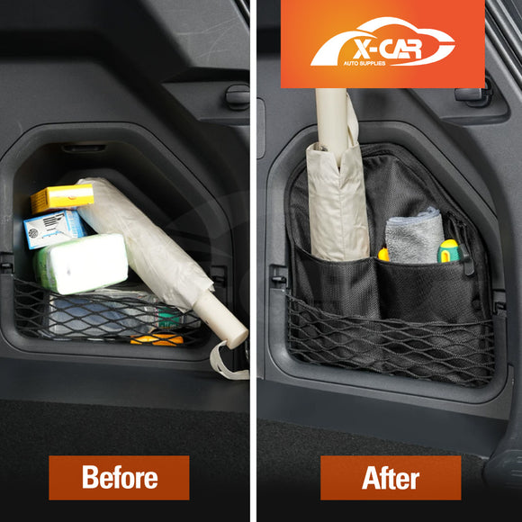 Boot Side Pocket Storage Bag for Toyota RAV4 6th Gen XA60 2026-Onwards Rear Cargo Trunk Organiser