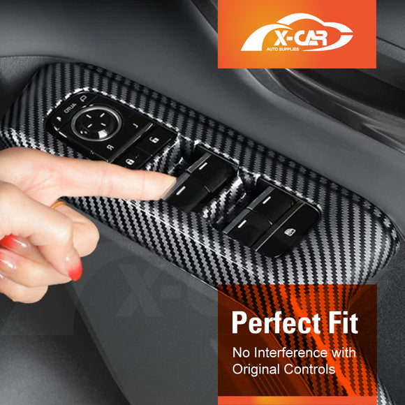 Power Window Control Switch Panel Trims for Toyota RAV4 6th Gen XA60 2026-Onwards