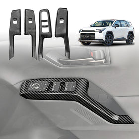 Power Window Control Switch Panel Trims for Toyota RAV4 6th Gen XA60 2026-Onwards