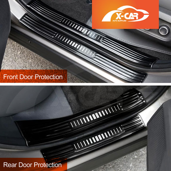 Door Entry Sill Guard Protector for Toyota RAV4 6th Gen 2026-Onwards Side Step Panel Covers Scratch Protection Trim Accessories