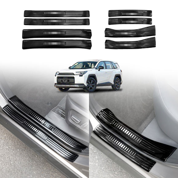Door Entry Sill Guard Protector for Toyota RAV4 6th Gen 2026-Onwards Side Step Panel Covers Scratch Protection Trim Accessories
