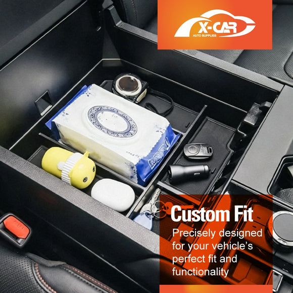 Centre Console Organizer Tray for Toyota Tundra VXKH75L Series 2023-Onwards Armrest Storage Box Car Accessories