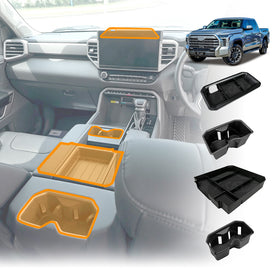 Centre Console Organiser Tray for Toyota Tundra VXKH75L Series 2023-Onwards Armrest Storage Box Car Accessories