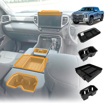 Centre Console Organizer Tray for Toyota Tundra VXKH75L Series 2023-Onwards Armrest Storage Box Car Accessories