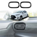 AC Vent Dashboard Frame Panel Trim for Toyota Yaris/Yaris Cross 2020-2024 Carbon Fiber Style